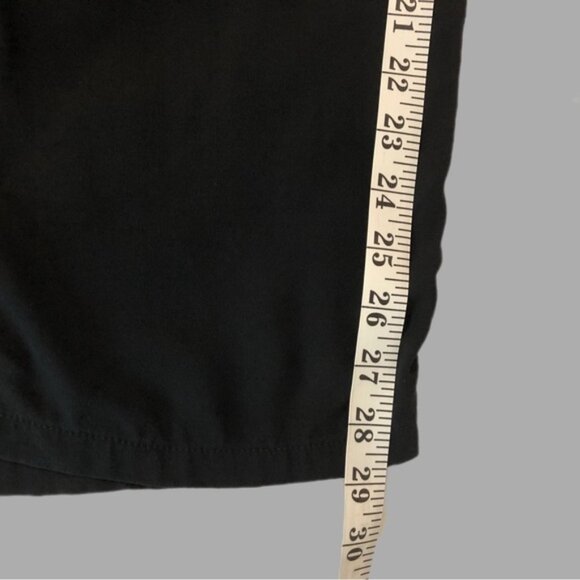 Eileen Fisher Black Elastic Waist Pull-on Straight Leg Pants Size Medium - Picture 5 of 9